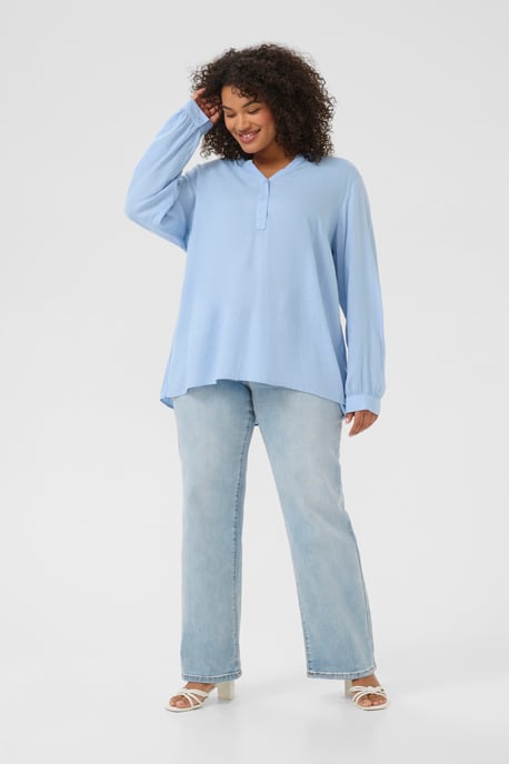 Langarm-Bluse Regular fit Moonstruck / Black Stripe beige - Image 2