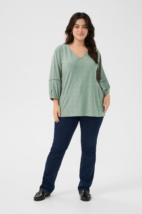 Langarm-Bluse Regular fit Green Bay CC. light green - Image 1