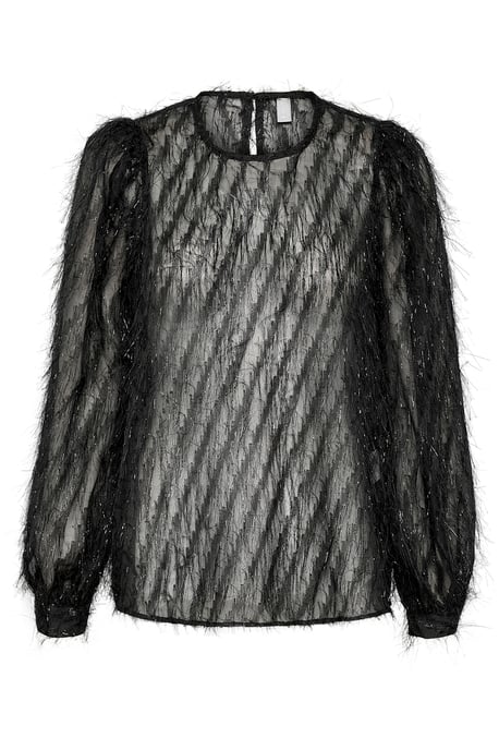 Langarm-Bluse Relaxed fit Blac - Image 5