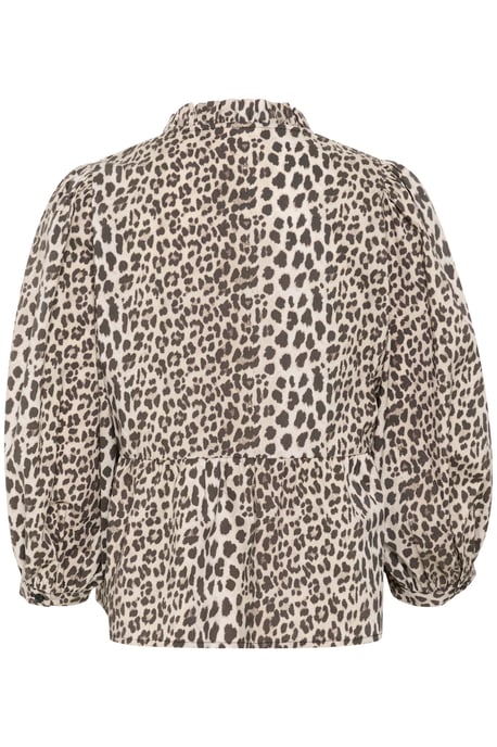 Langarm-Bluse Feminine Ulrike print - Simply taupe grey - Image 5