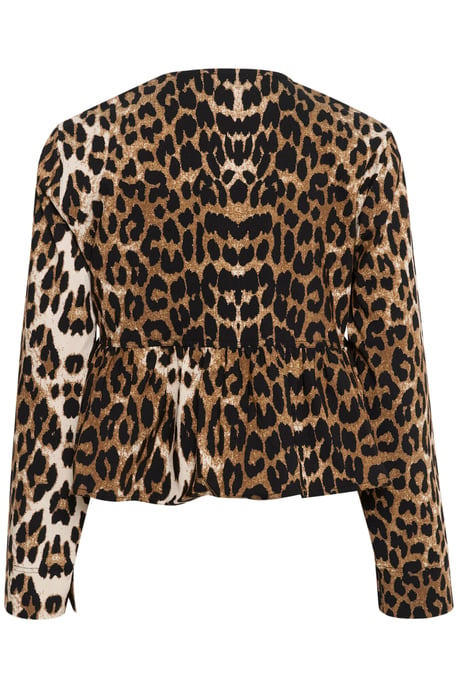 Langarm-Bluse Feminine Form Leopard Pattern - Image 5