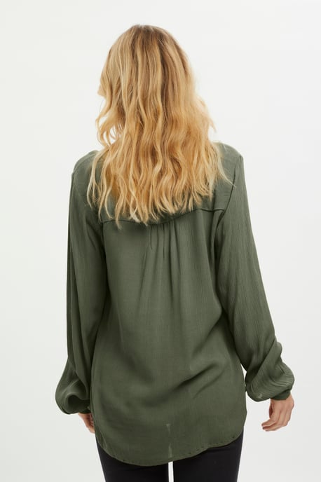 Langarm-Bluse Regular fit Grape Leaf green - Image 2