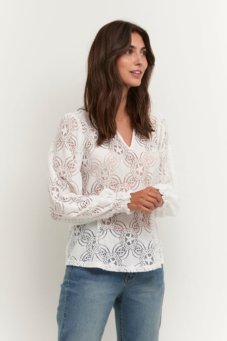 Langarm-Bluse Relaxed fit Spring Gardenia - Image 3