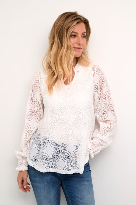 Langarm-Bluse Relaxed fit Spring Gardenia - Image 4