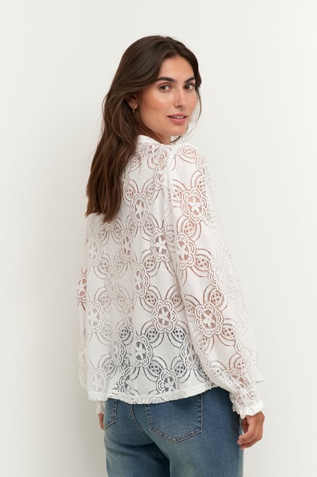 Langarm-Bluse Relaxed fit Spring Gardenia - Image 5
