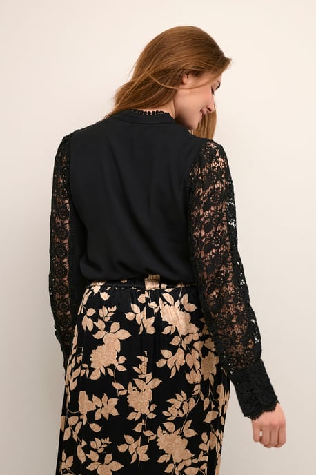 Langarm-Bluse Relaxed fit Blac - Image 5
