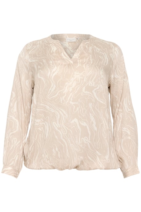 Langarm-Bluse Regular fit Feather Gray,Chalk Print grey white - Image 4