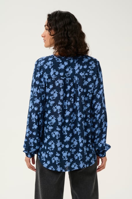 Langarm-Bluse Regular fit Midnight M./Ebb&Flow Flower floral - Image 3
