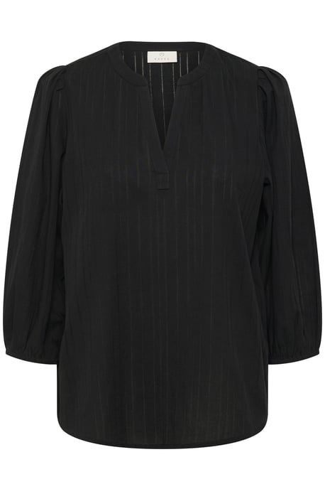 Langarm-Bluse Regular fit Black Deep - Image 4