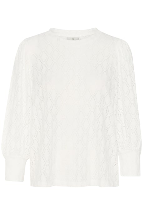 Langarm-Bluse Regular fit Chalk white - Image 3