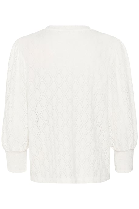 Langarm-Bluse Regular fit Chalk white - Image 4