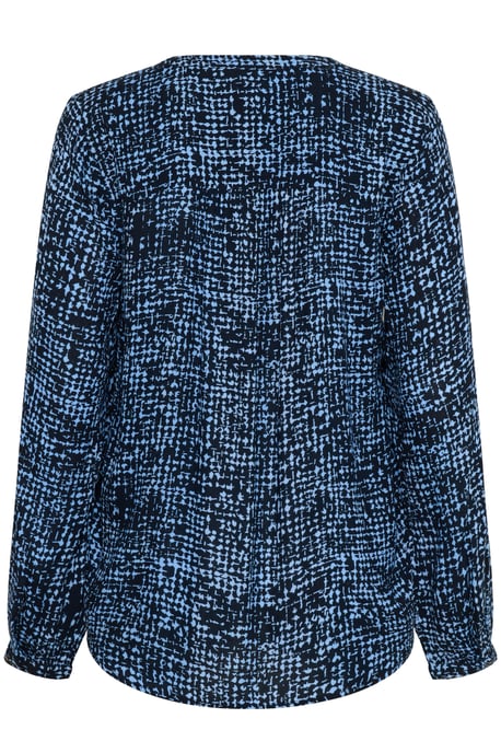 Langarm-Bluse Regular fit Midnight/Blue Graphic Dot - Image 5