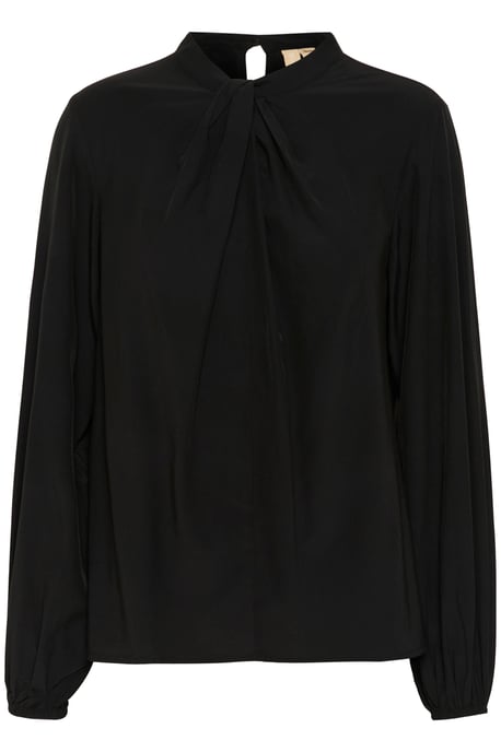 Langarm-Bluse Relaxed fit Blac - Image 4