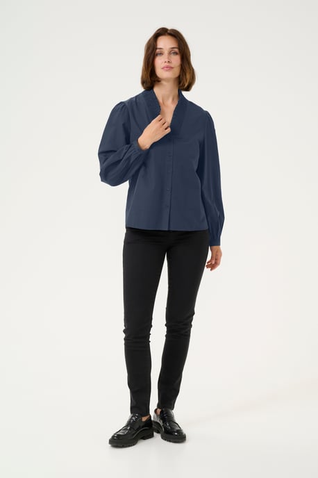 Langarm-Bluse Regular fit Midnight Marine - Image 3