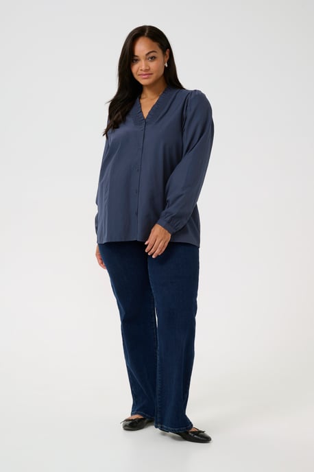 Langarm-Bluse Regular fit Midnight Marine - Image 4