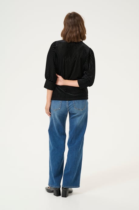 Langarm-Bluse Loose fit Black Deep CC. black - Image 2