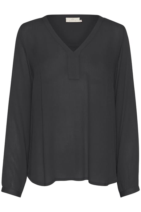 Langarm-Bluse Regular fit Black Oyster - Image 4