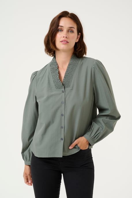 Langarm-Bluse Regular fit Balsam Green - Image 3