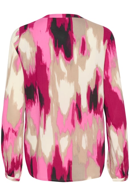 Langarm-Bluse Regular fit Pink Abstract Print - Image 5
