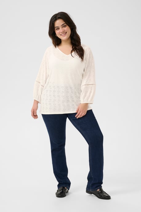Langarm-Bluse Regular fit Chalk CC. - Image 1