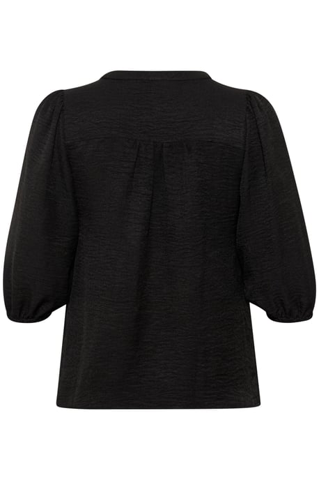 Langarm-Bluse Regular fit Black - Image 5