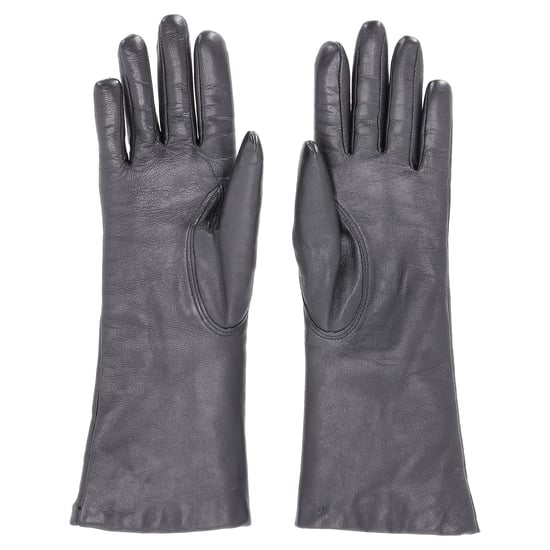 Kenzo Pelzgefütterte Handschuhe aus schwarzem Leder - Image 2