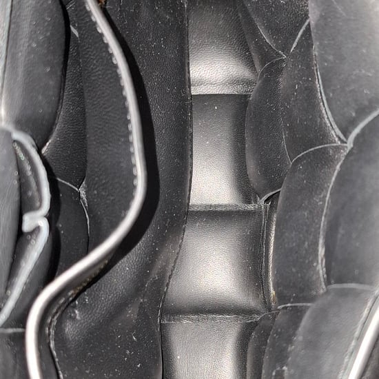 Bottega Veneta – Kassettentasche mit Kette aus schwarzem Leder - Image 5