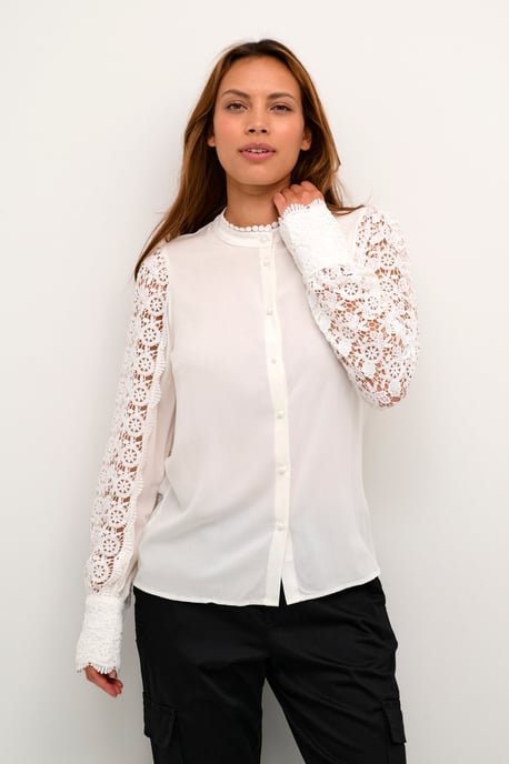 Langarm-Bluse Relaxed fit Spring Gardenia white - Image 4