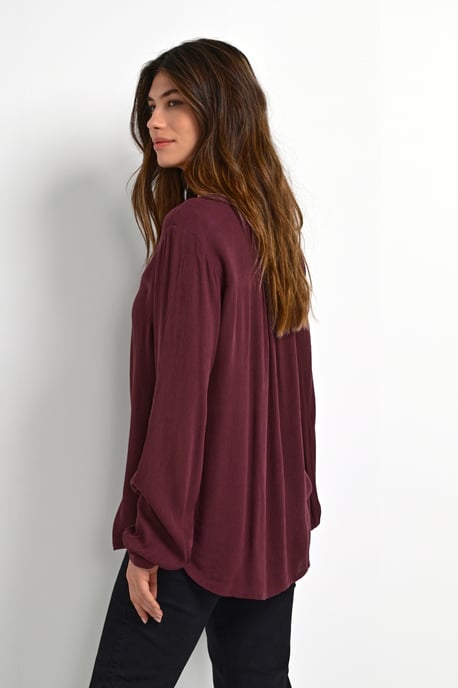 Langarm-Bluse Regular fit Dark Jewel purple - Image 5