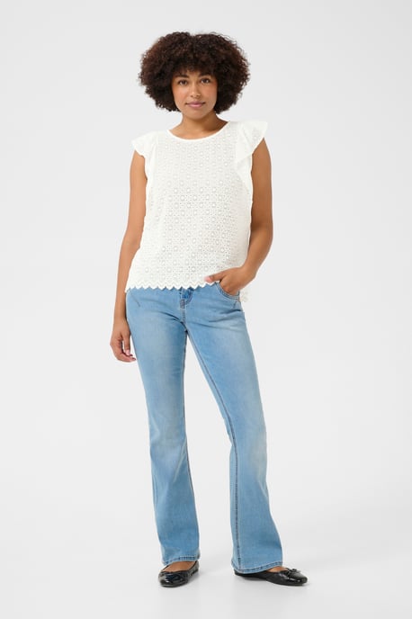 Ärmellose Bluse Regular fit Snow White - Image 1