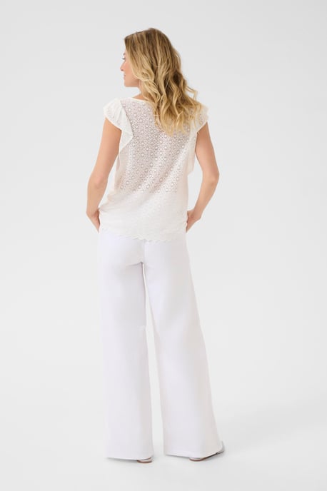 Ärmellose Bluse Regular fit Snow White - Image 4