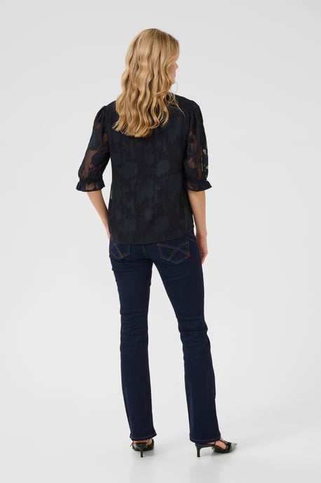 Kurzarm-Bluse Regular fit Pitch Blac - Image 2
