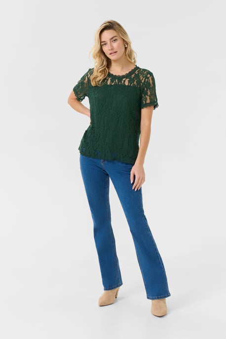 Kurzarm-Bluse Regular fit Sea Moss - Image 1