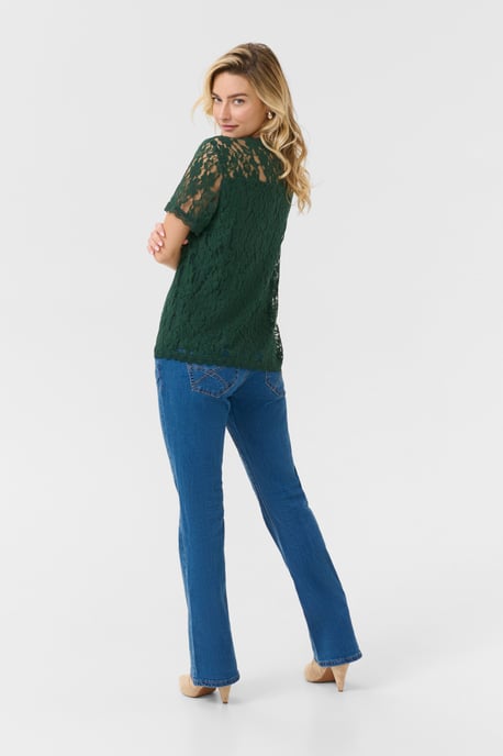 Kurzarm-Bluse Regular fit Sea Moss - Image 2