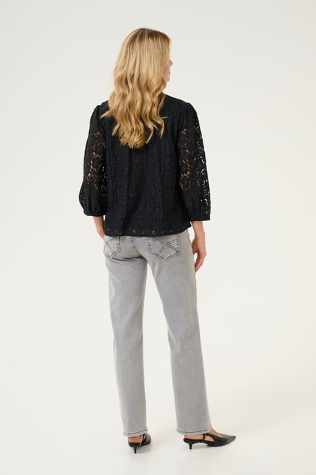 Kurzarm-Bluse Regular fit Pitch Black - Image 2
