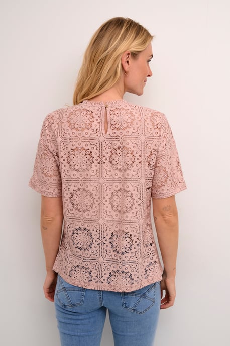 Kurzarm-Bluse Regular fit Burnished Lilac lilac - Image 3