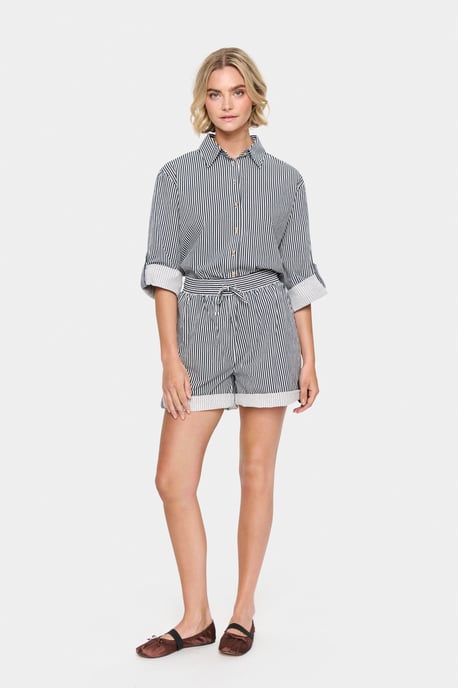 Shorts Gerade Passform Ice Nightsky Stripe dark blue - Image 1
