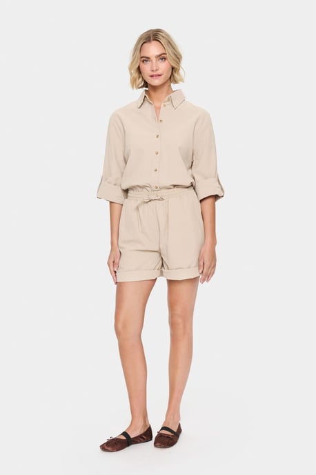 Shorts Gerade Passform Plaza Taupe beige - Image 1