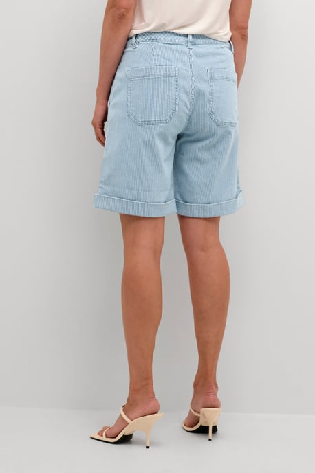 Shorts Loose fit Blue/White Stripe - Image 3