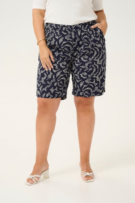 Shorts Loose fit Midnight Marine Lace Print marine - Image 4