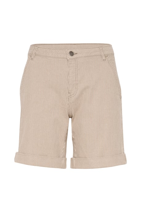 Shorts Loose fit Dune/White Stripe sand - Image 4