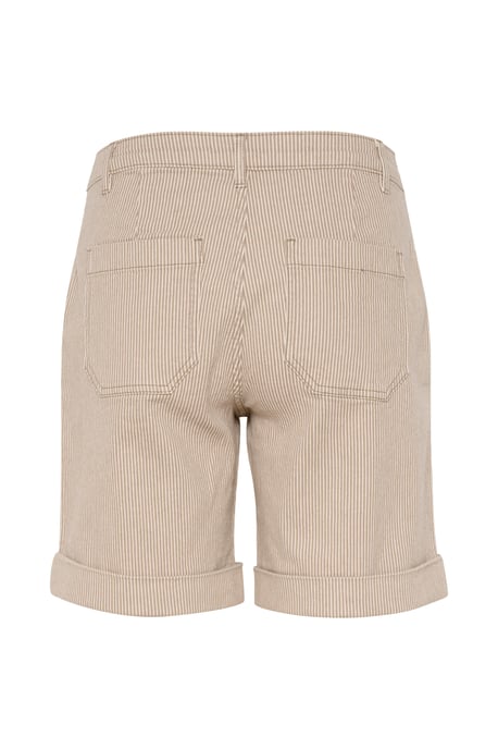 Shorts Loose fit Dune/White Stripe sand - Image 5