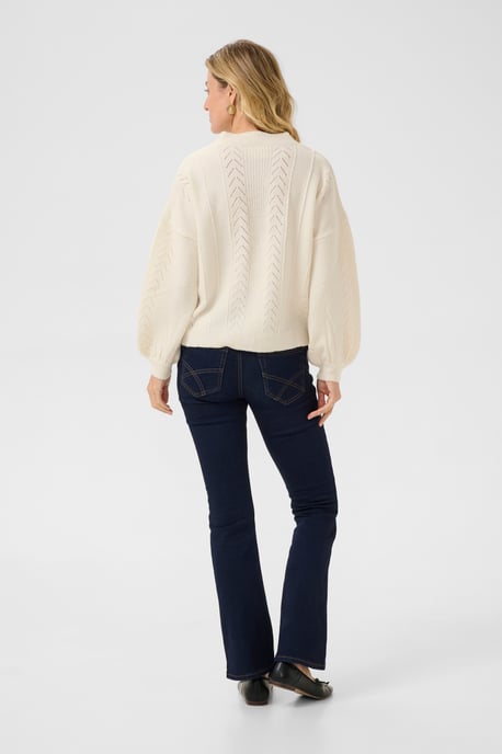 Strickjacke Straight fit Eggnog cream - Image 2