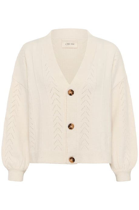 Strickjacke Straight fit Eggnog cream - Image 4