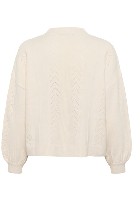Strickjacke Straight fit Eggnog cream - Image 5