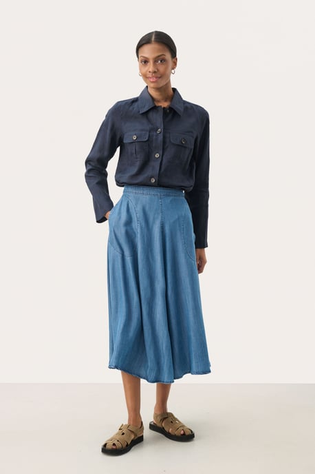 Rock A-shape Medium Blue Denim - Image 1