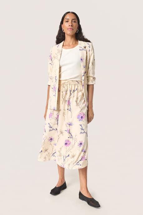 Rock A-shape Whitecap Gray Floral Print multicolour - Image 1