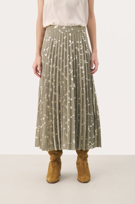 Rock A-shape Vetiver Foil Print green - Image 2