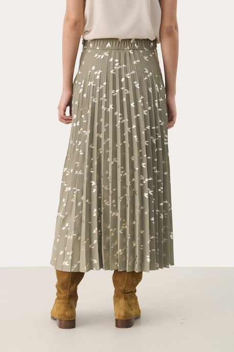 Rock A-shape Vetiver Foil Print green - Image 3