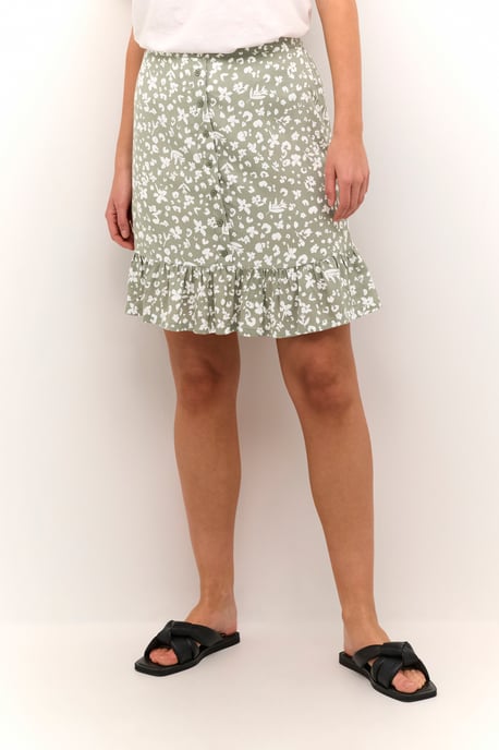Rock Regular fit Vetiver/Chalk Flower white green - Image 2